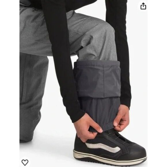 NWT THE NORTH FACE Women's Freedom Insulated Snow Ski Pant Heather Grey Size L - Picture 3 of 7